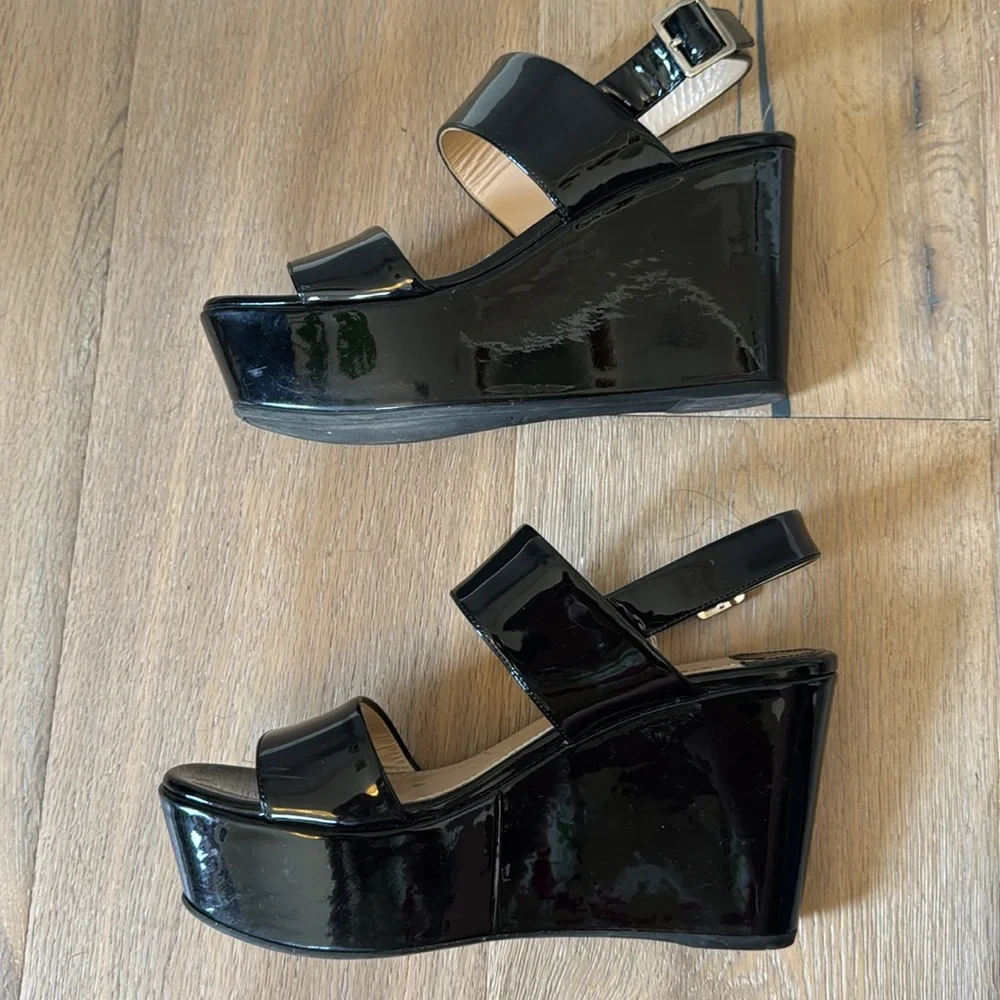 PRADA Black Platform Sandals - Picture 7 of 9